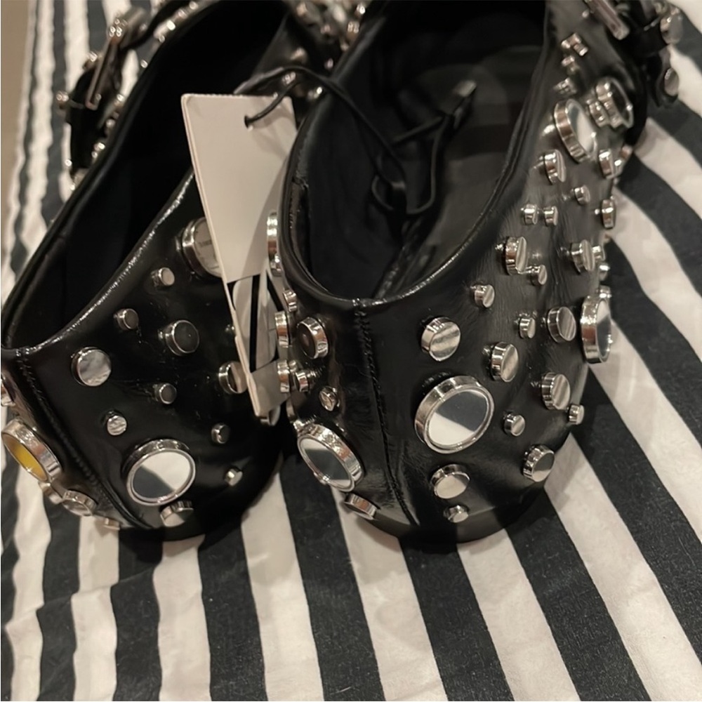 NWT Zara mirrored mary Janes - Picture 6 of 7